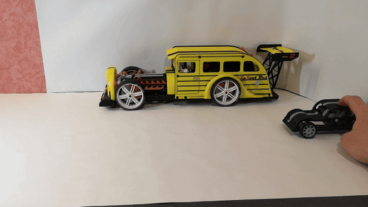 Racing Spring Car 100% 3D - Wind up mechanism