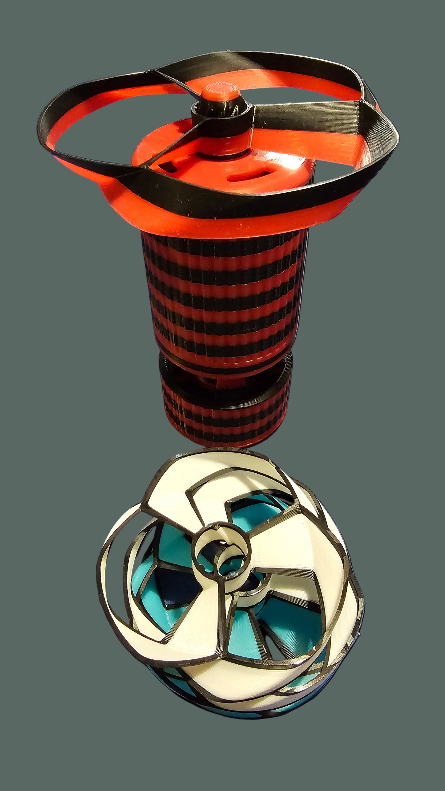 Propeller Launcher - Black n Red