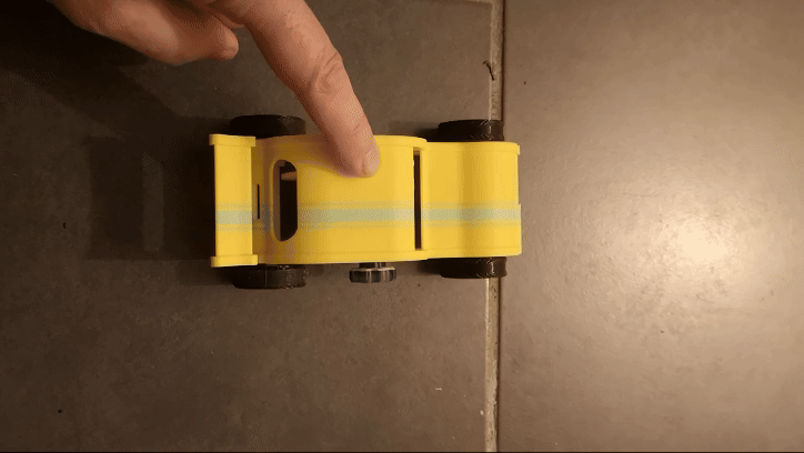 Racing Spring Car 100% 3D - Wind up mechanism