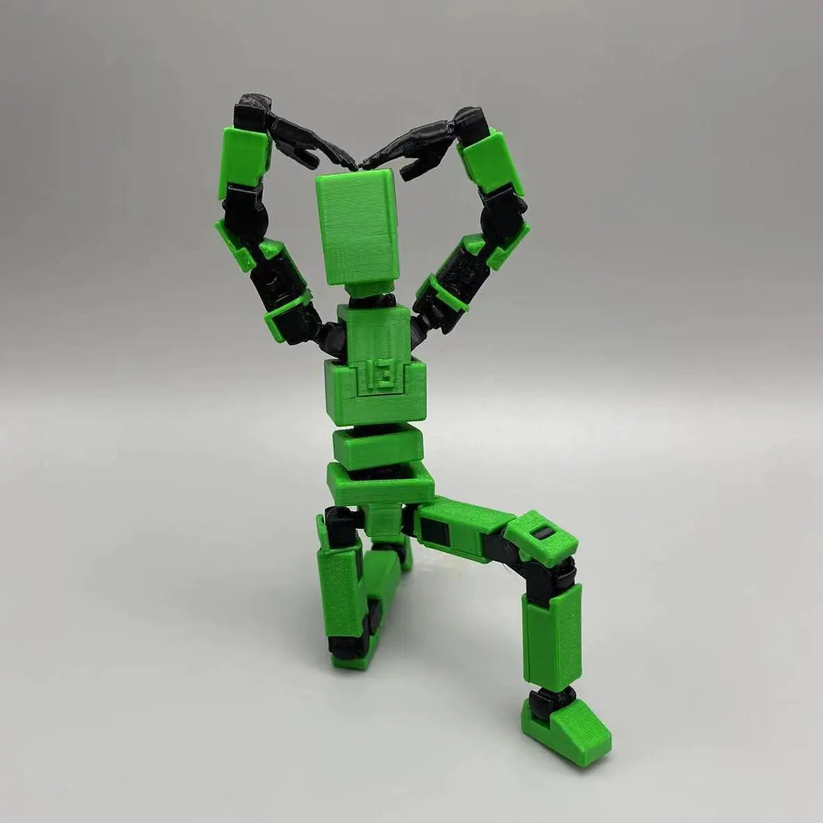 3D Printed Articulated Doll with Stand - Dummy 13 - Mechanical Toy
