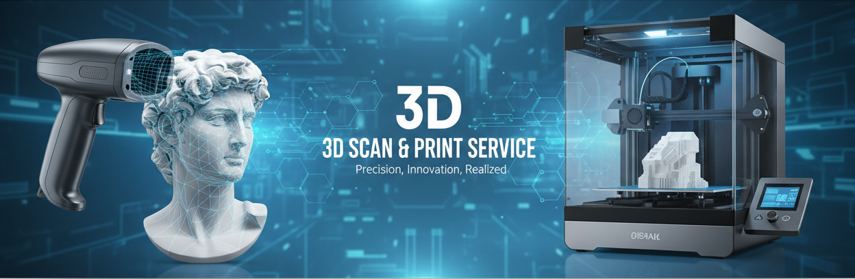 3d scan and print service banner