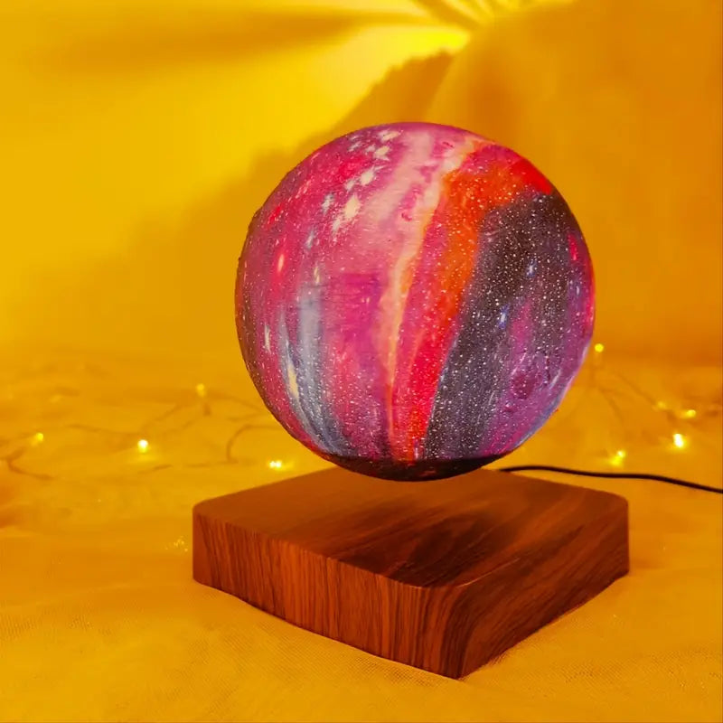 Levitating Moon Lamp with 16 Colors and Remote Control