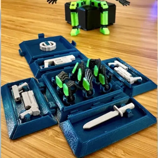 3D Printed Articulated Doll with Stand - Dummy 13 - Mechanical Toy