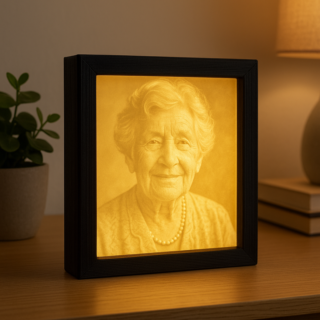 3D Personalized Lithophane Photo Frame