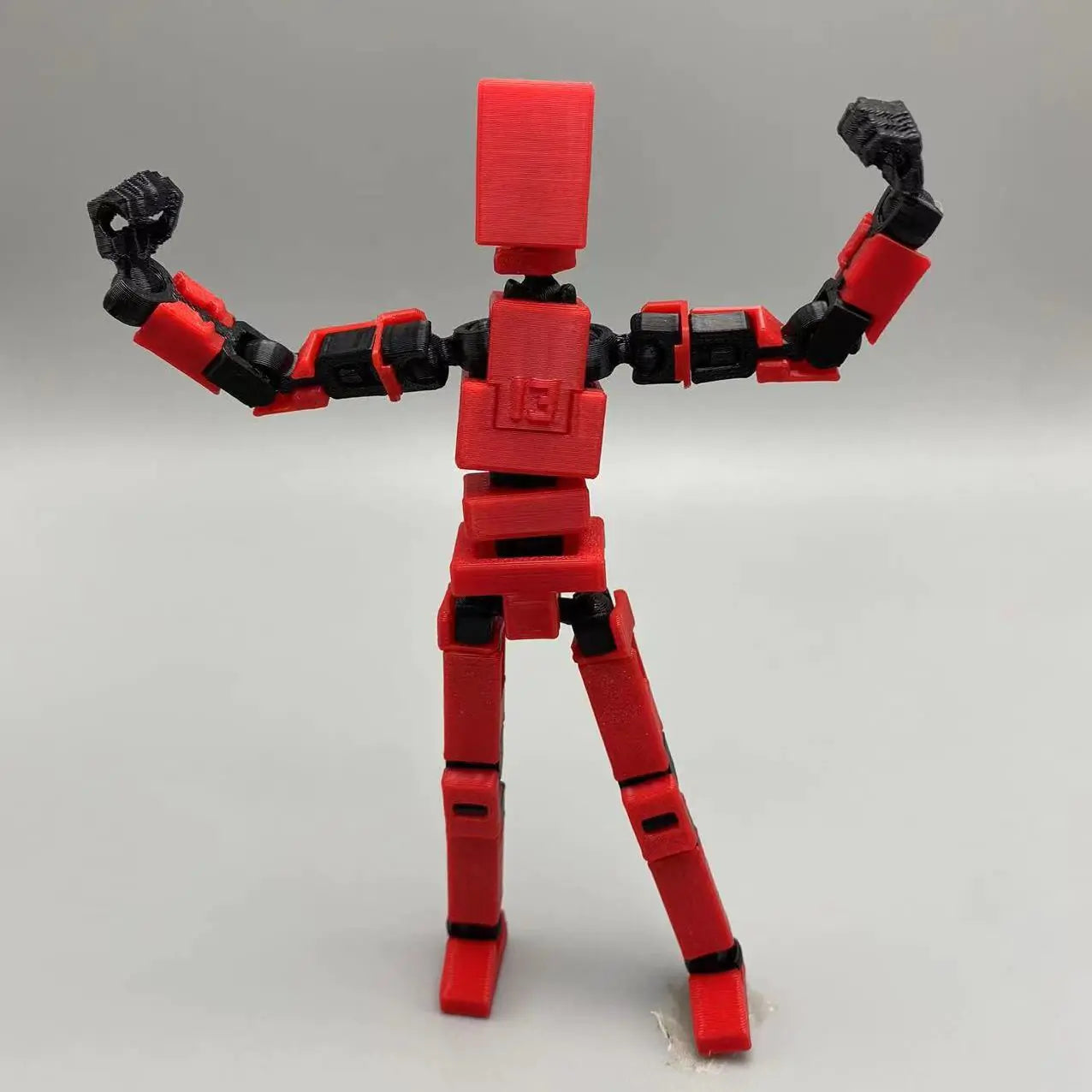 3D Printed Articulated Doll with Stand - Dummy 13 - Mechanical Toy