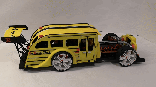 School Bus - Hot Rod - V12 Engine