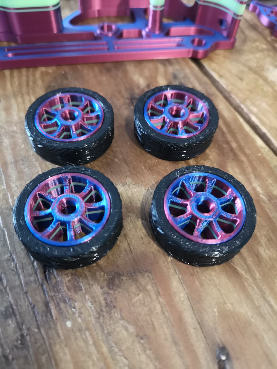 Racing Spring Car 100% 3D - Wind up mechanism