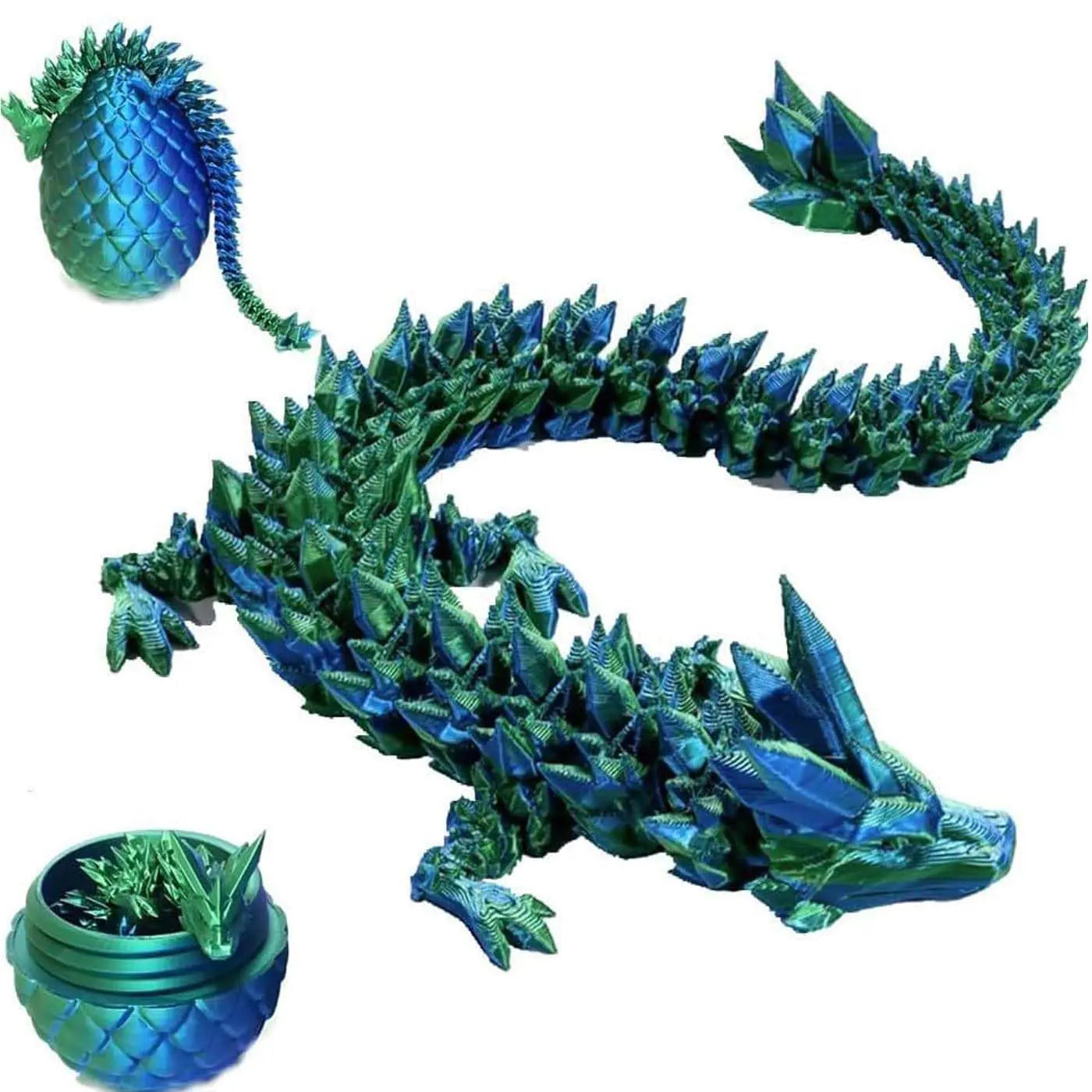 3D Printed Dragon Egg Mystery Crystal Dragon Fidget Toys