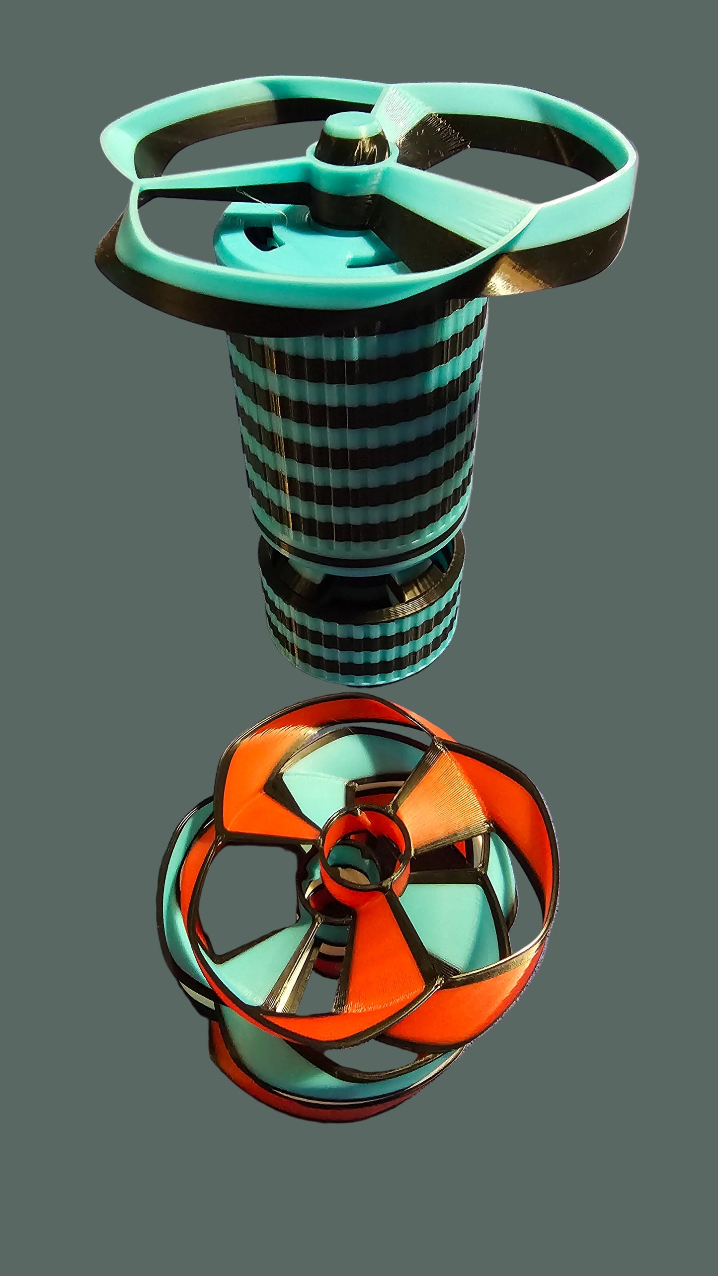 Propeller Launcher - Black n Blue