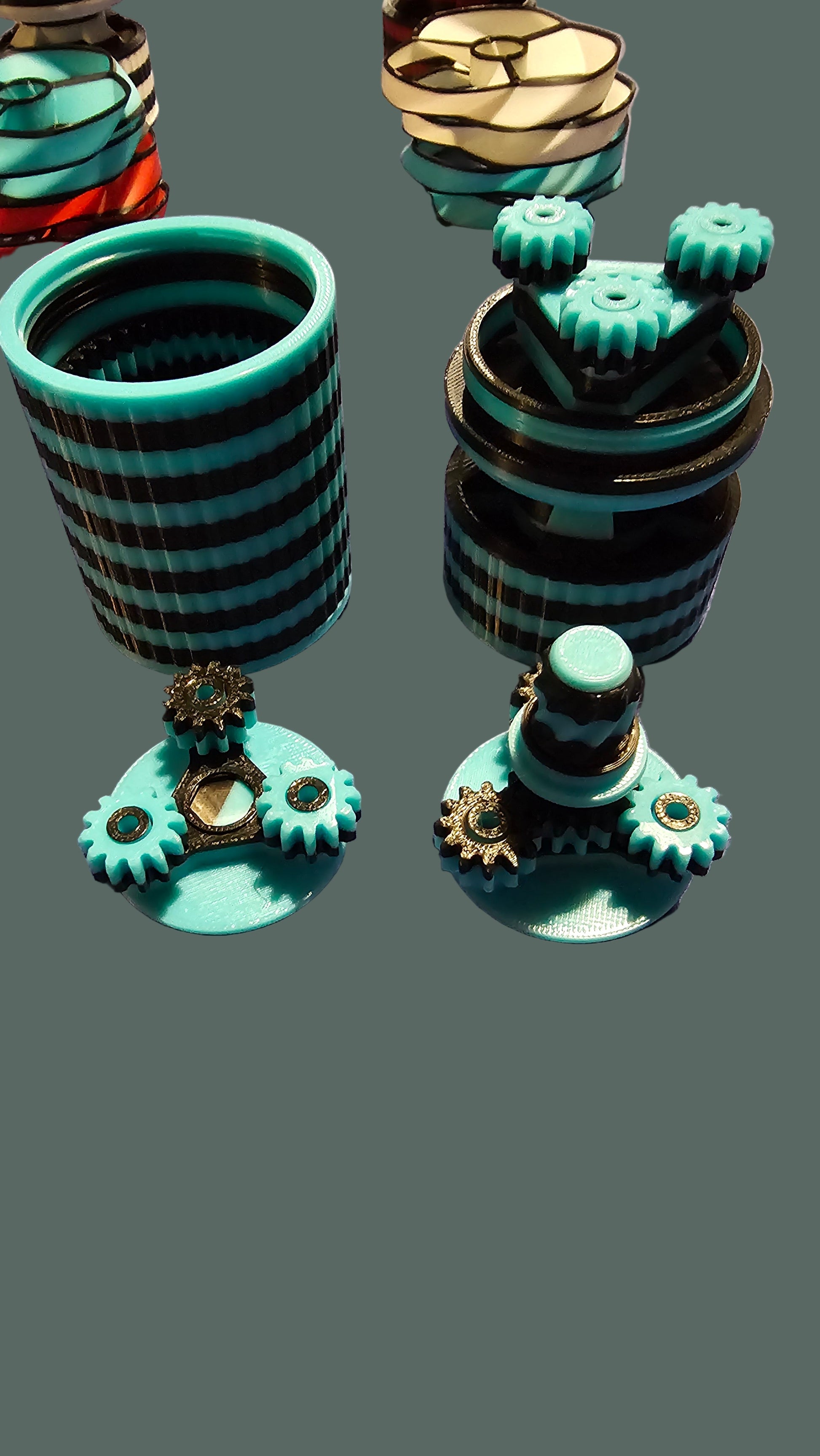 Propeller Launcher - Carrier, Sun Gear and planet Gears