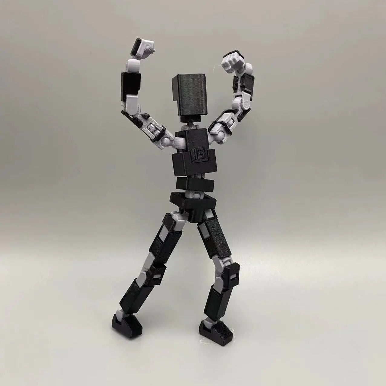 3D Printed Articulated Doll with Stand - Dummy 13 - Mechanical Toy