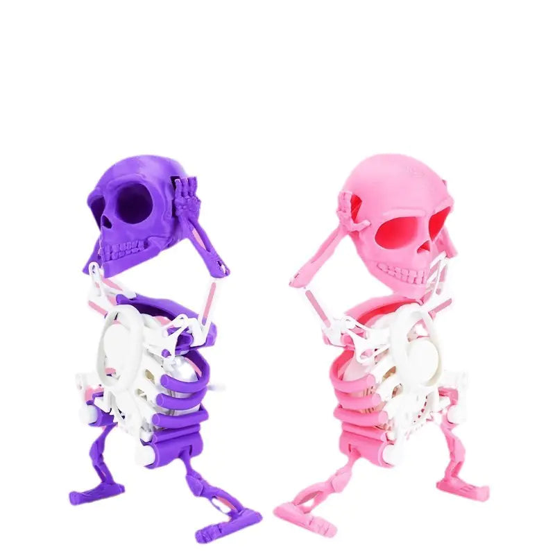 3D Printed Dancing Skeleton Toy for Home Decor