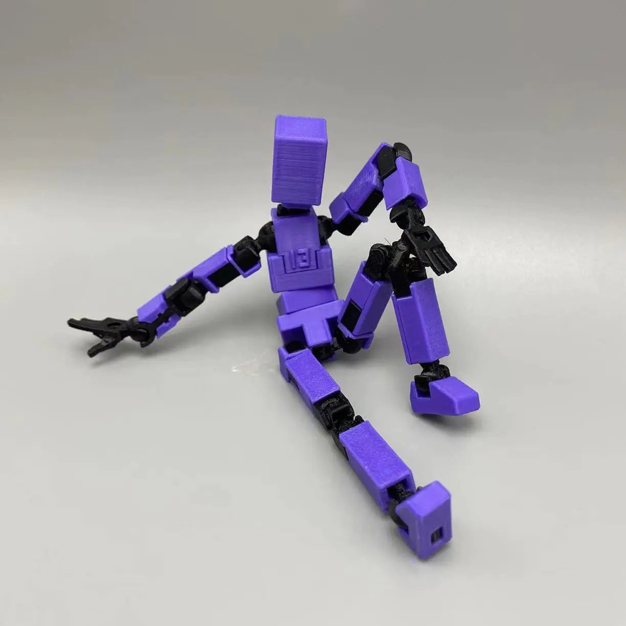 3D Printed Articulated Doll with Stand - Dummy 13 - Mechanical Toy