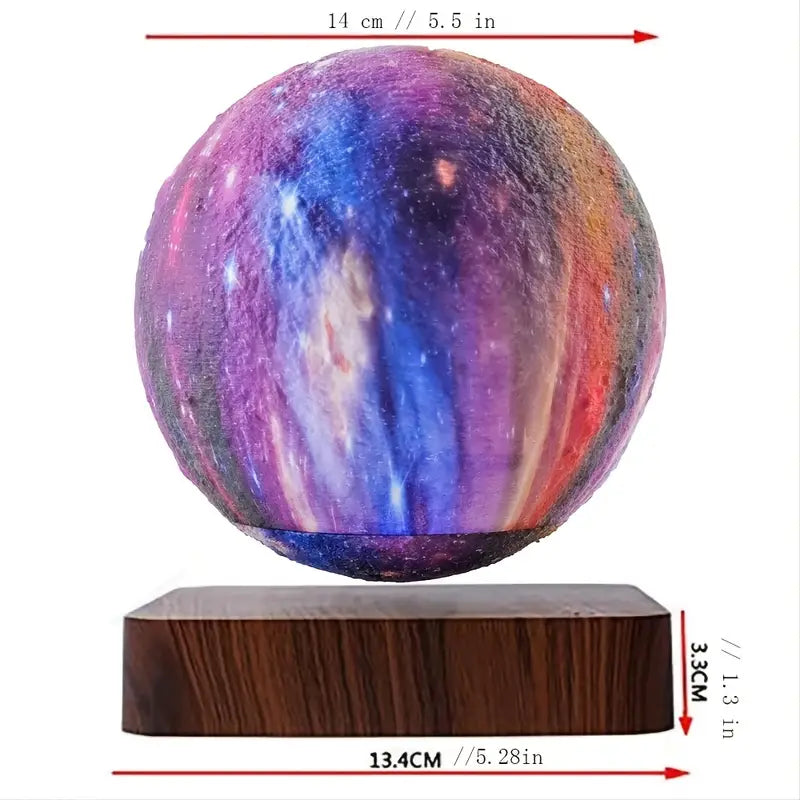 Levitating Moon Lamp with 16 Colors and Remote Control