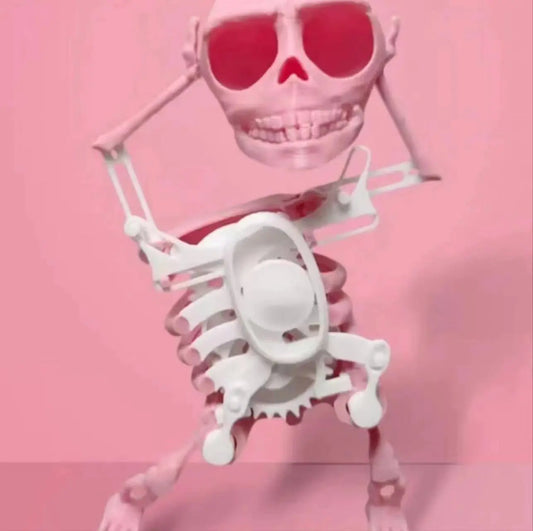 3D Printed Dancing Skeleton Toy for Home Decor