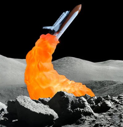 3D Rocket Night Lamp