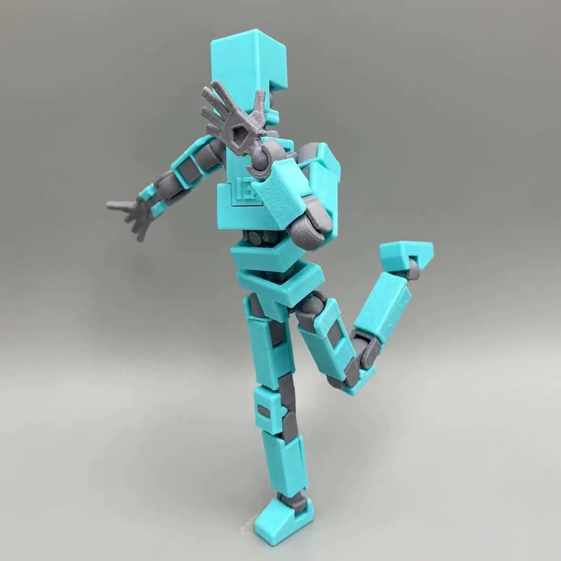 3D Printed Articulated Doll with Stand - Dummy 13 - Mechanical Toy
