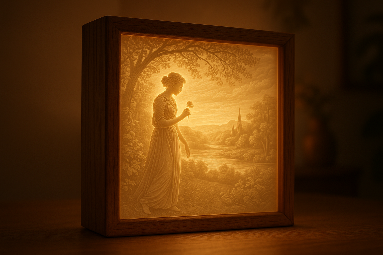 Lithophane lightbox