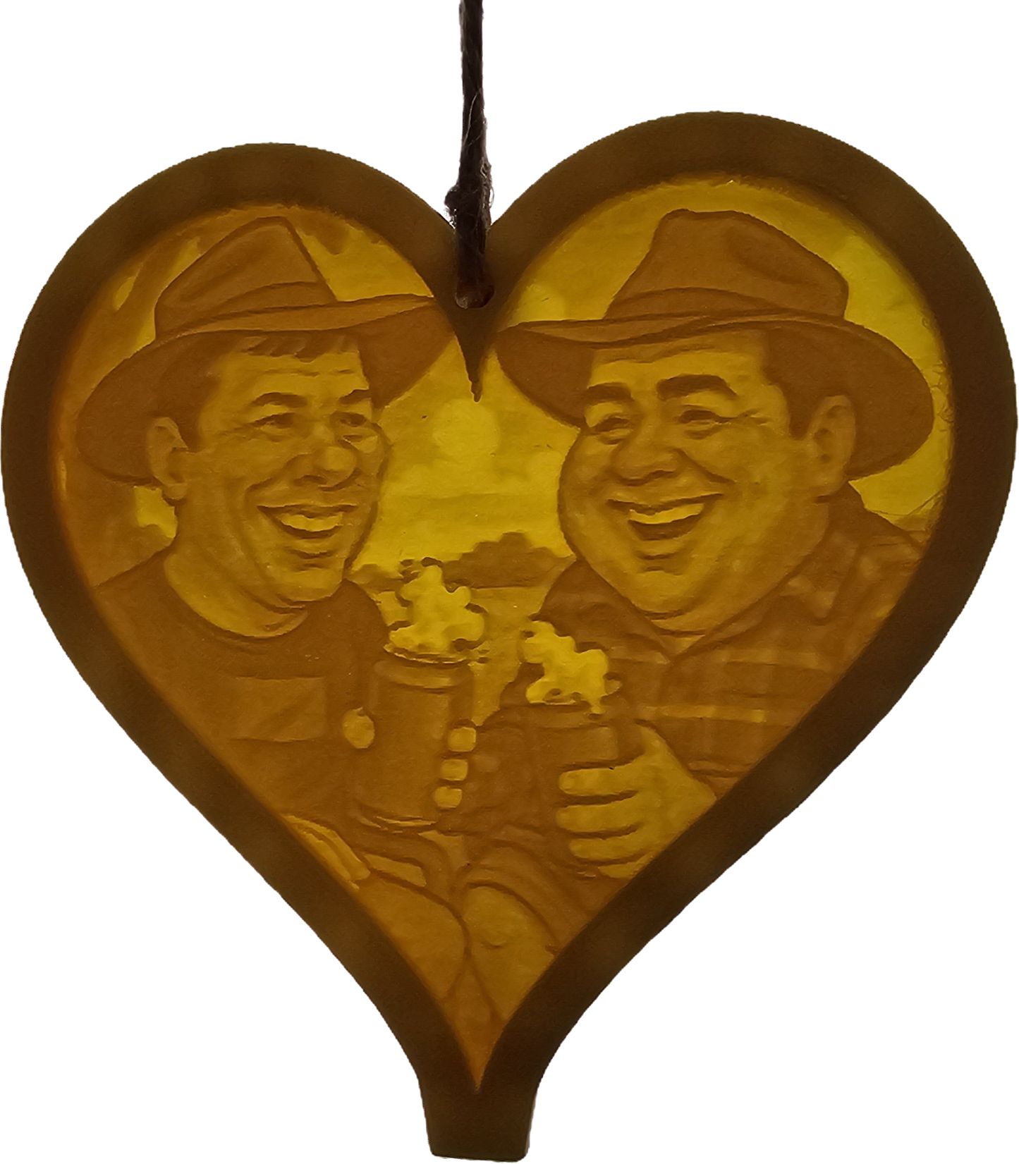 Heart shaped Lithophane