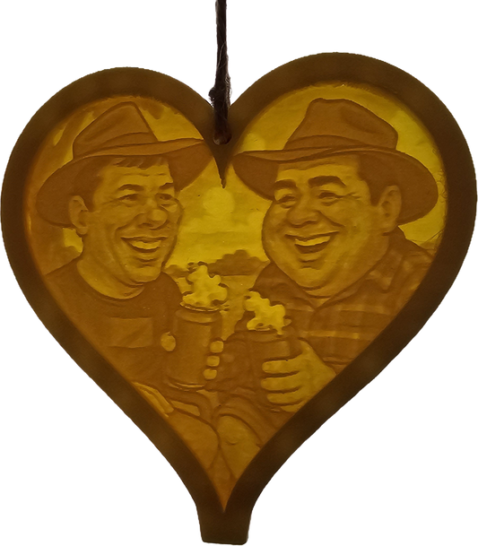 Heart shaped Lithophane