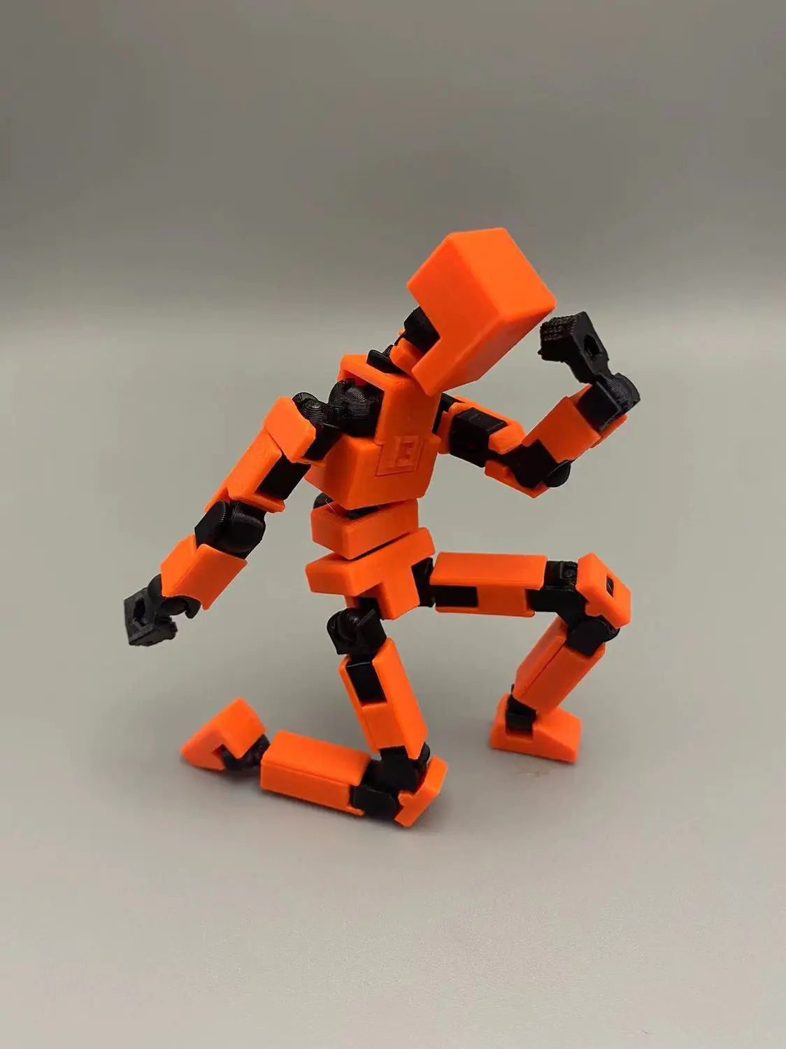 3D Printed Articulated Doll with Stand - Dummy 13 - Mechanical Toy